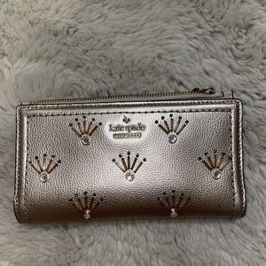 Kate Spade Wallet Rose Gold